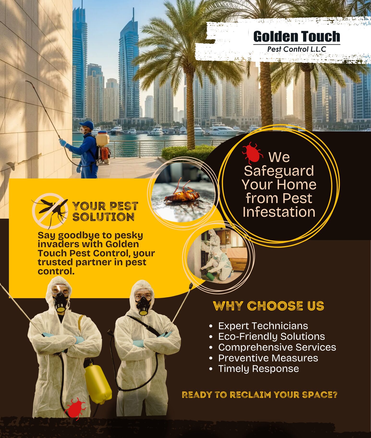 Orange & Brown Grunge Pest Control Flyer (1)